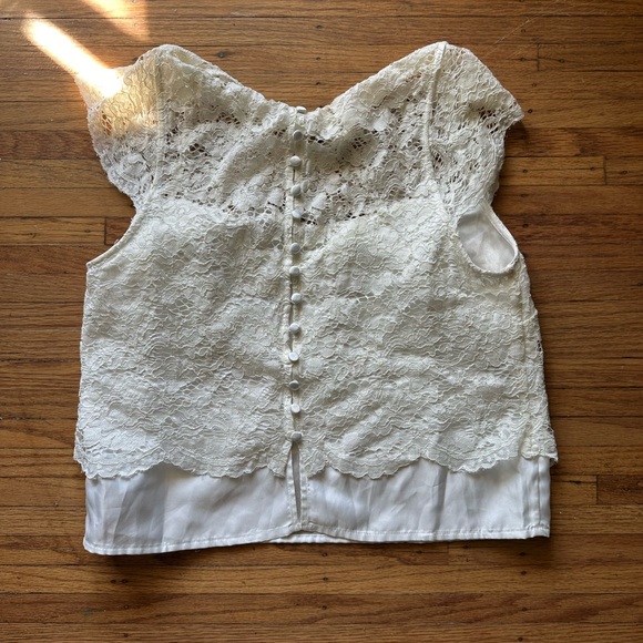 Monsoon Tops - Monsoon bridal white top